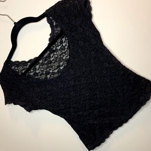 Lace Victoria’s Secret Crop Top Black